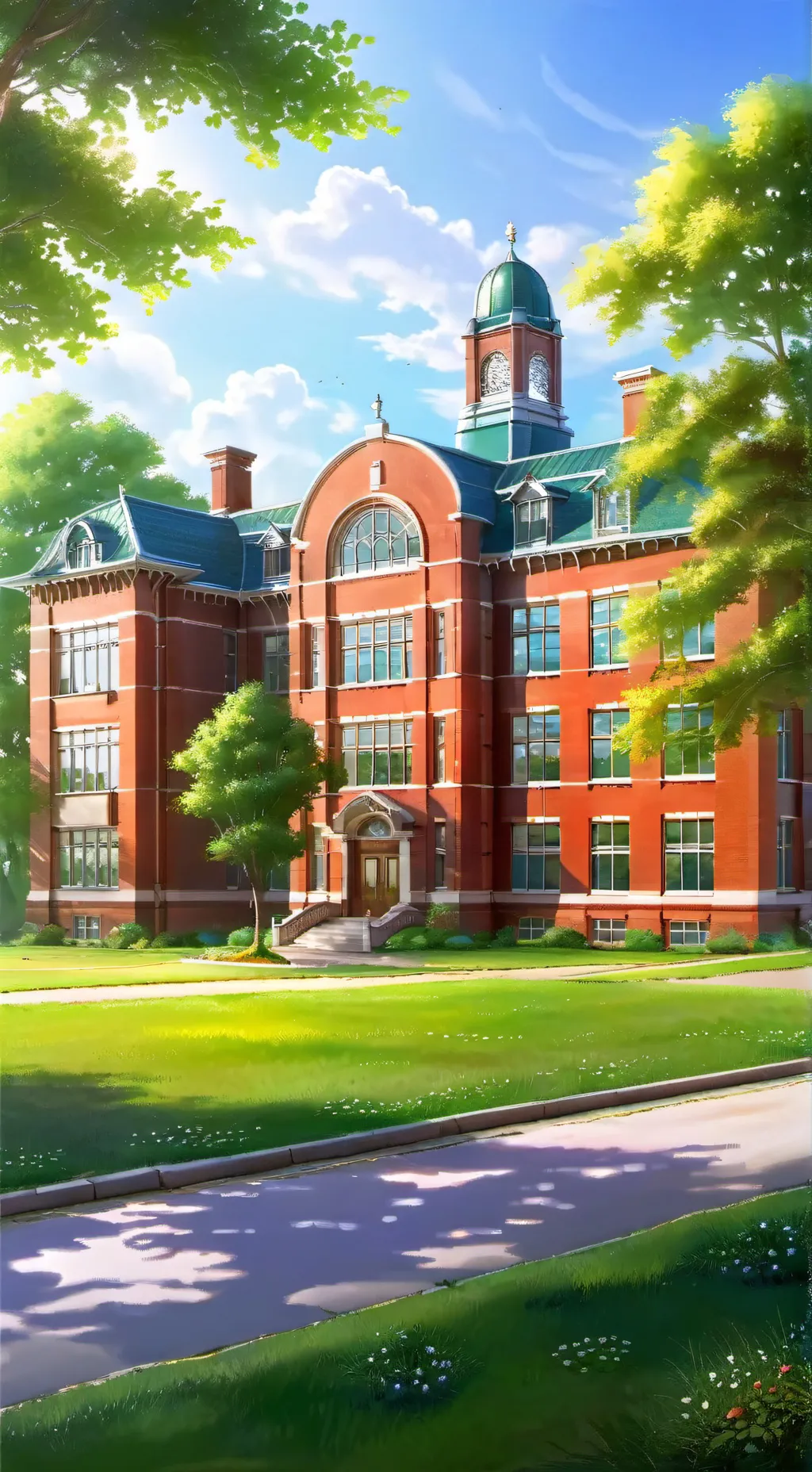 ai character: super power school background