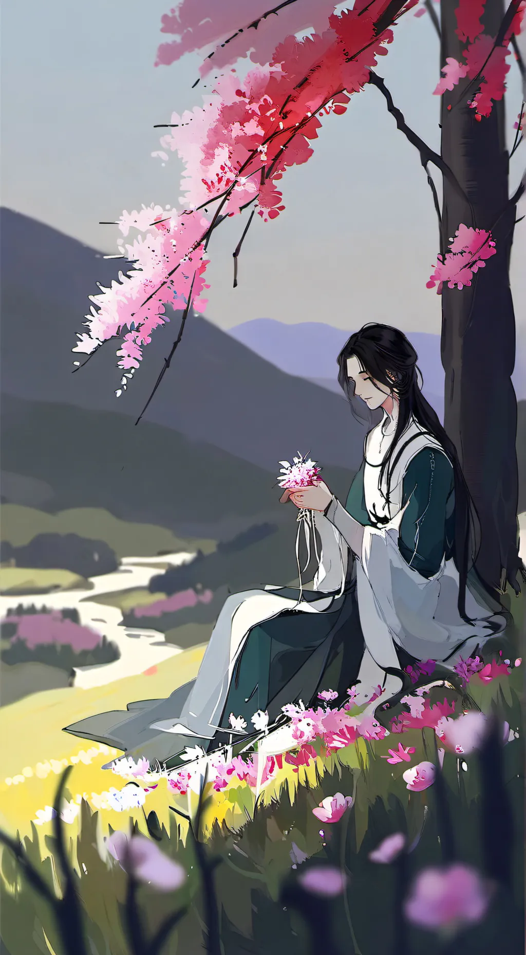 ai character: Tunner nieve  background