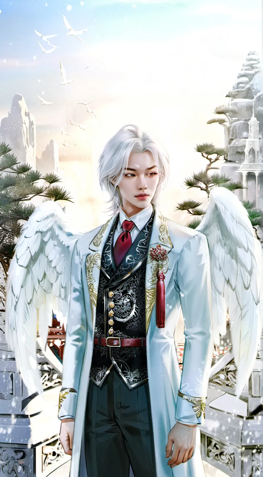 ai character: hazelyne  background