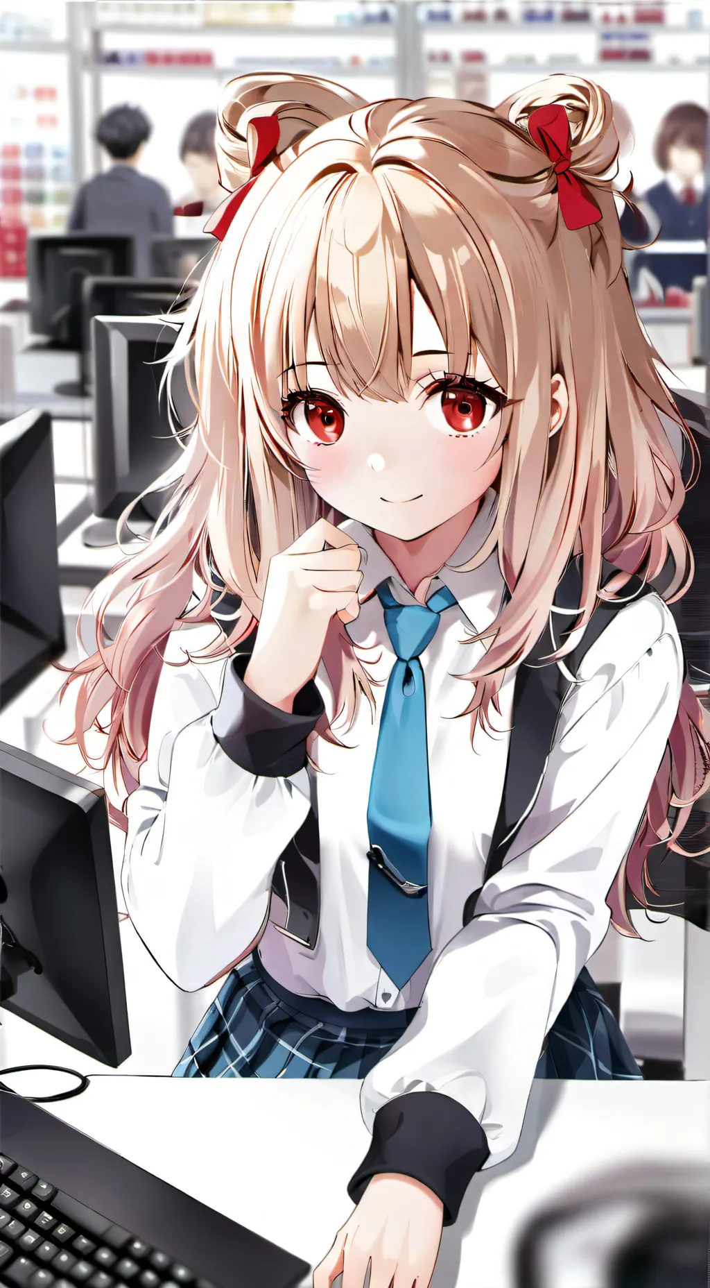 ai character: Honey background