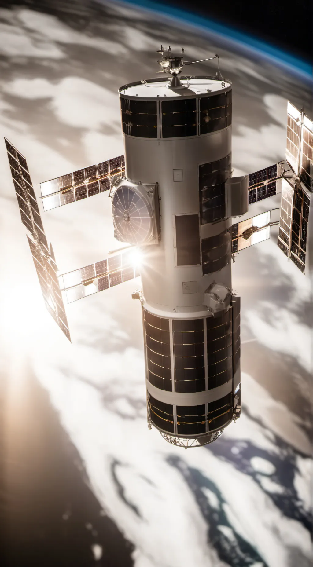 ai character: satellites background