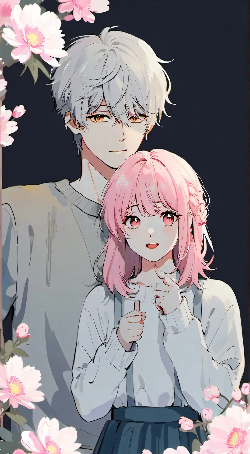 ai character: Jacob and Emilia  background