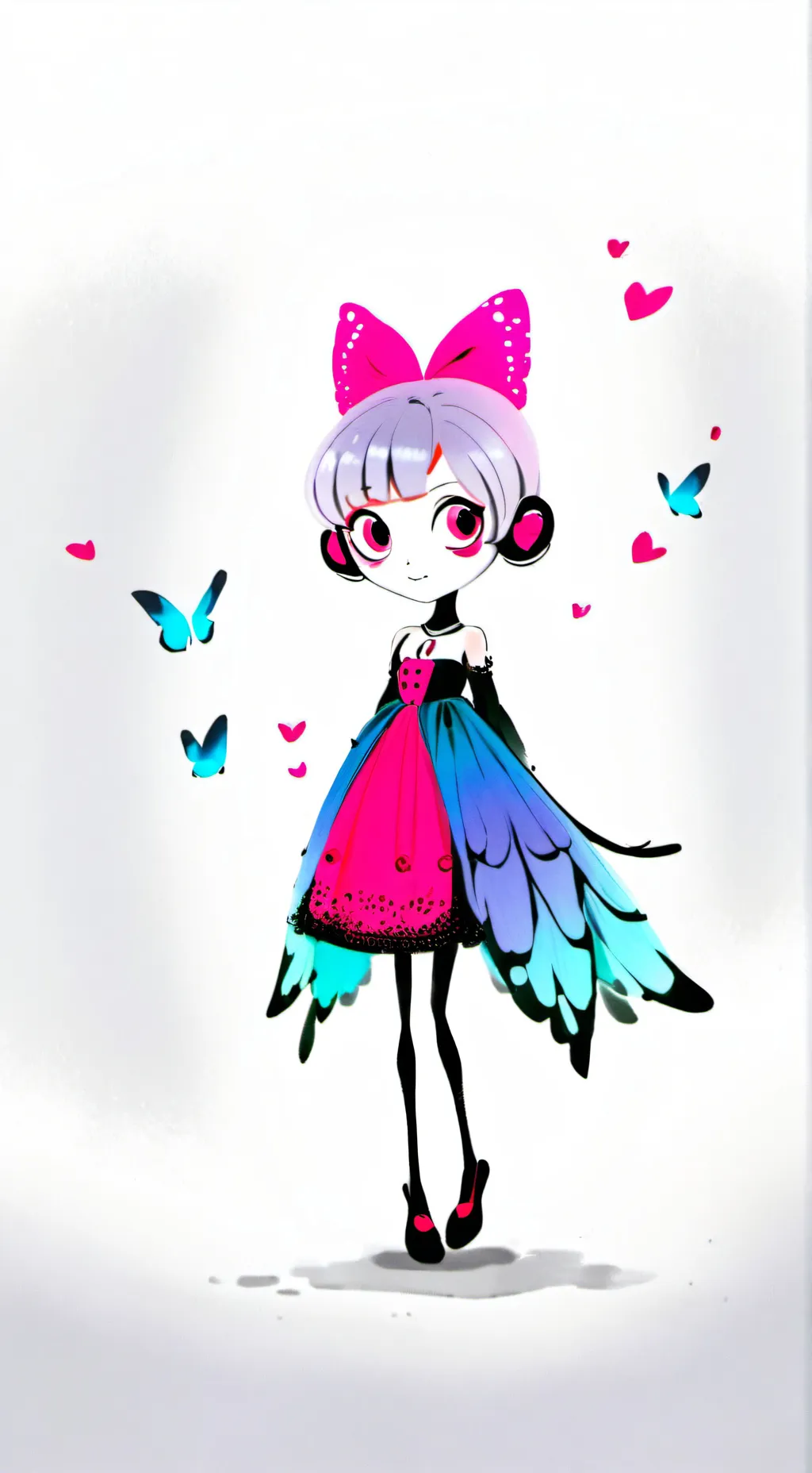 ai character: flutter background