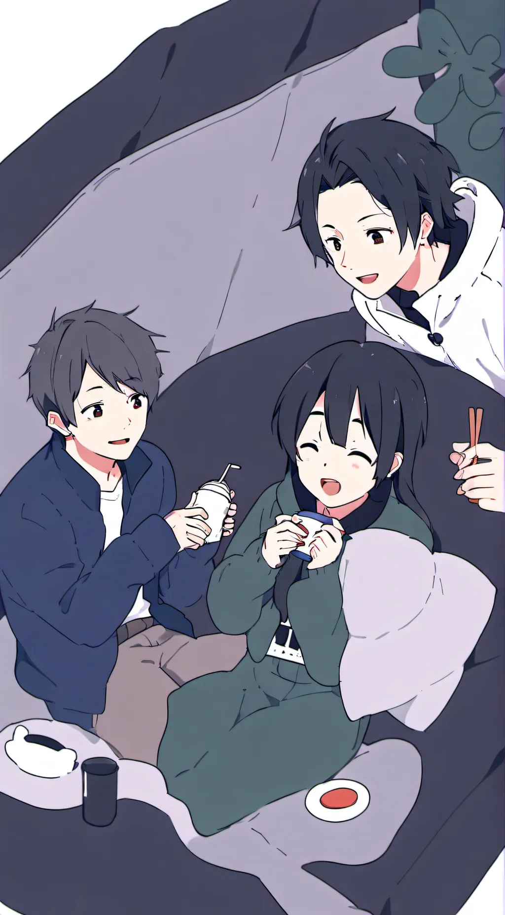 ai character: Sleepover! background