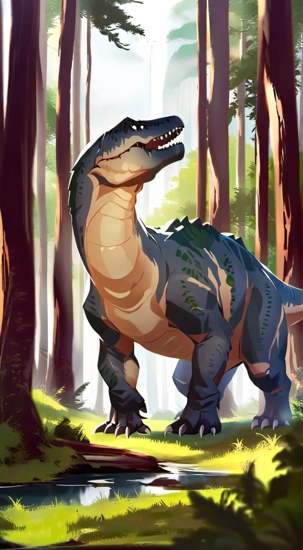 ai character: Hybrid Battles background