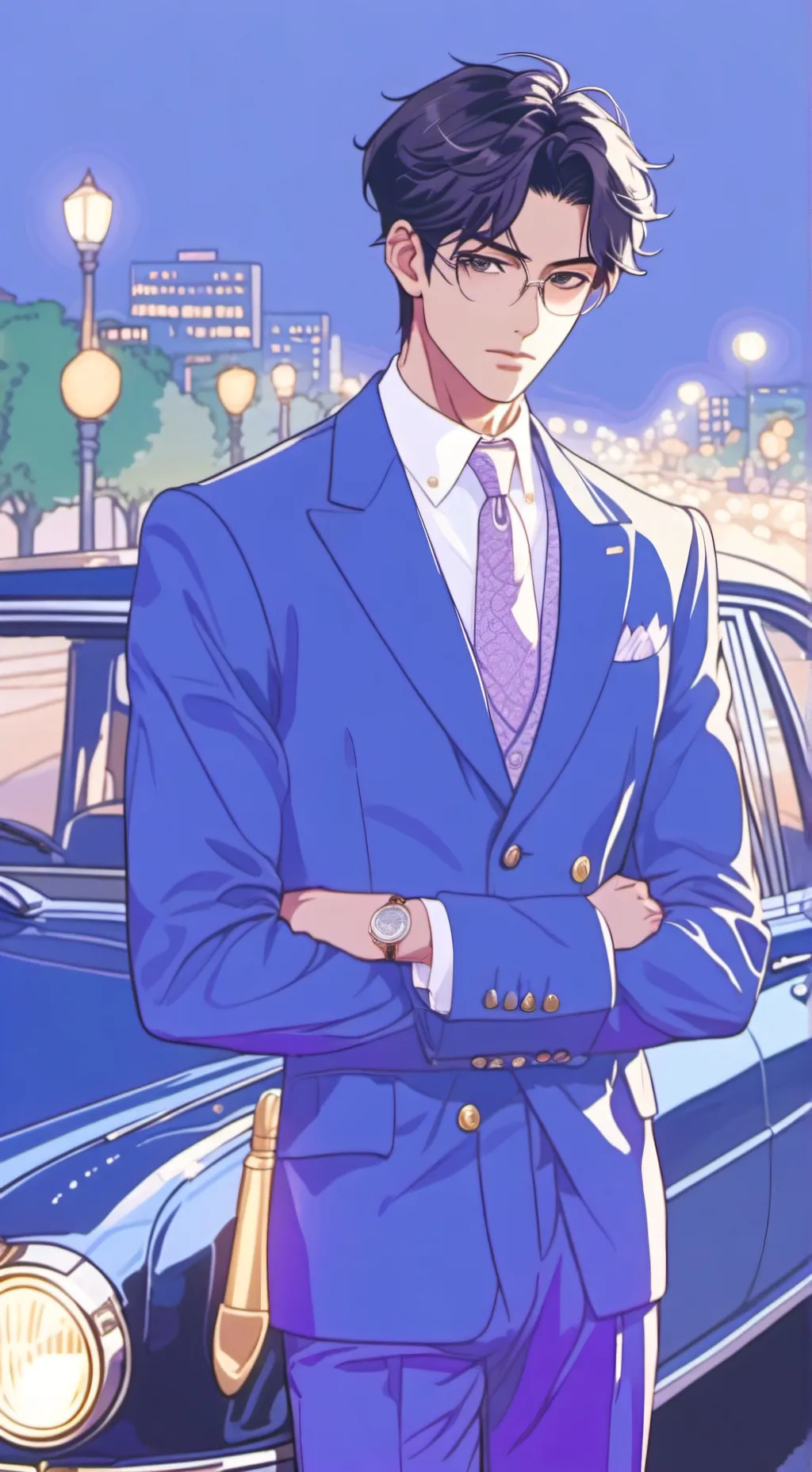 ai character: Magnus Moon  background