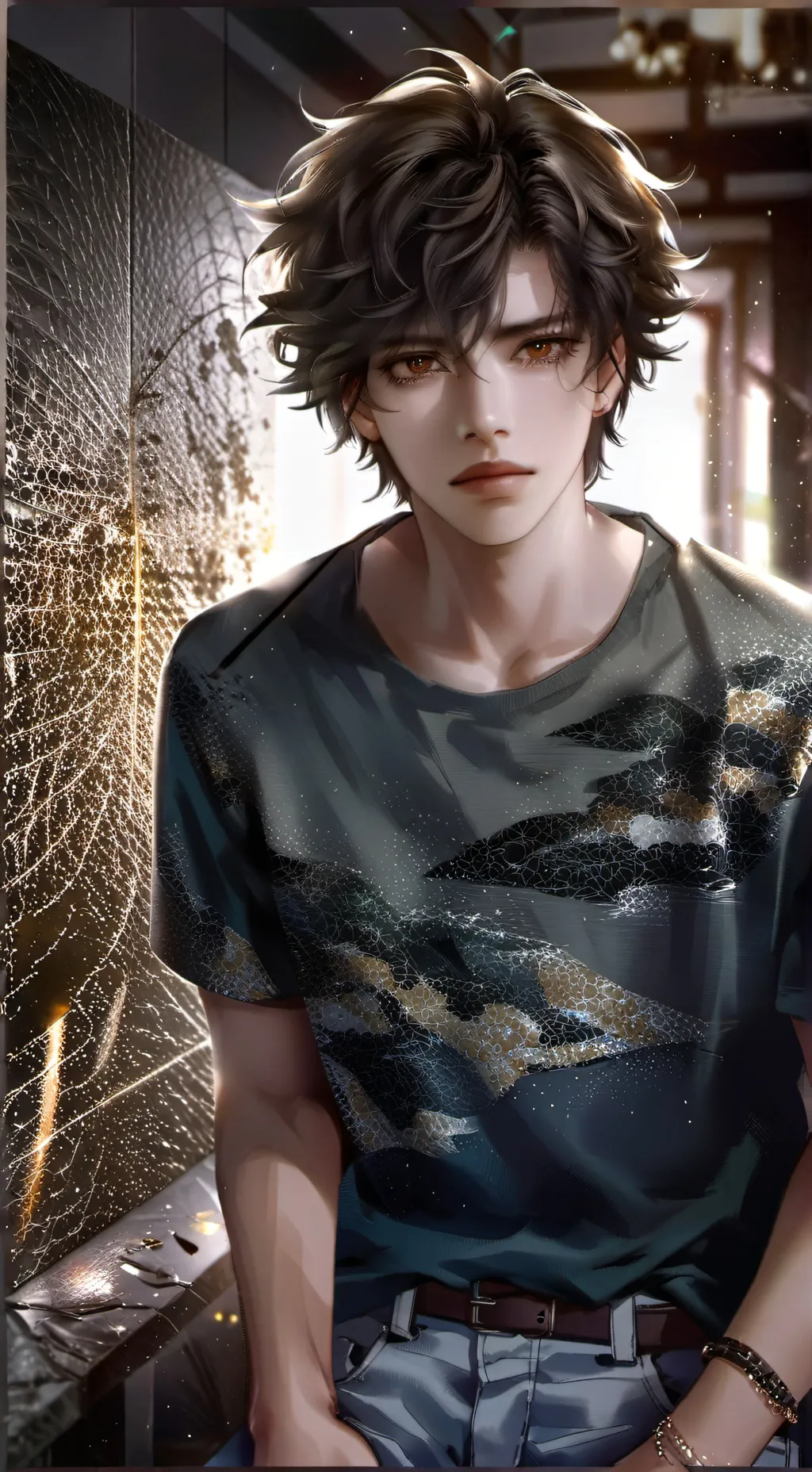 ai character: Echo of Memories background