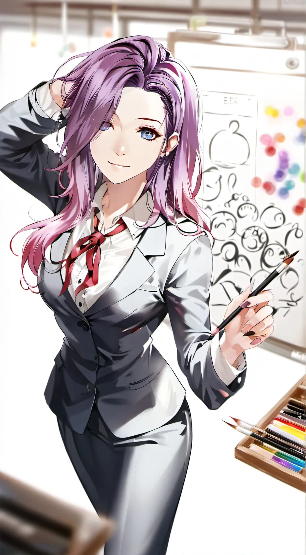 ai character: Miss Luna (Alisha) background