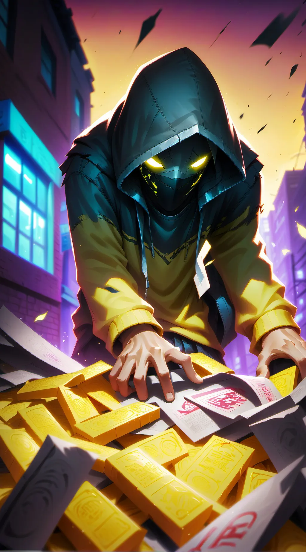 ai character: Ninjago kidnap 2 background