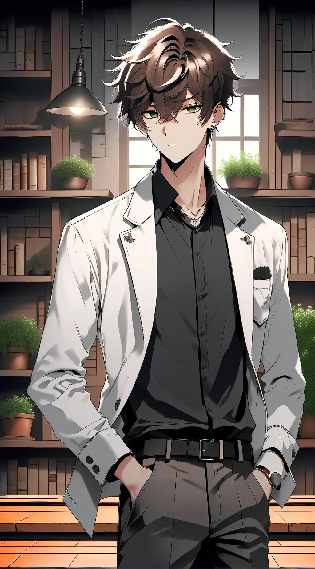 ai character: Кайто background