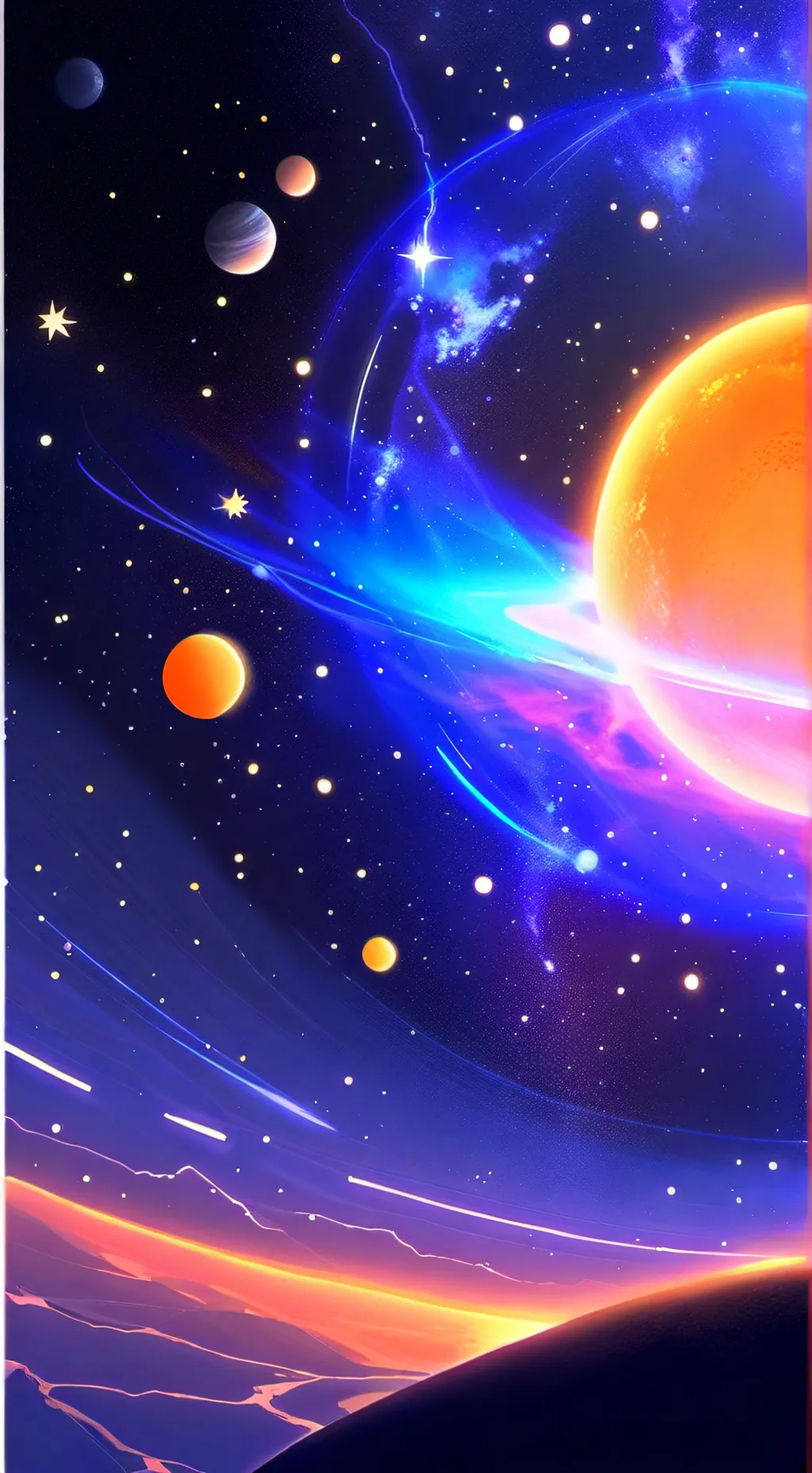 ai character: Planet X Battle background