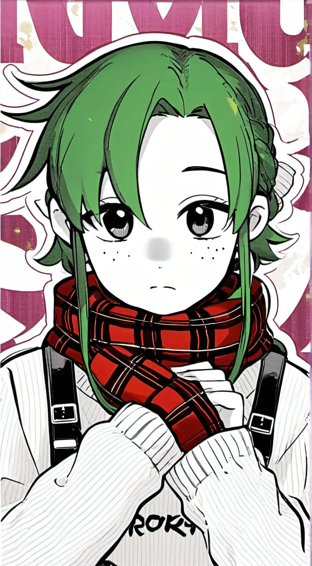 ai character:  🍓COWBOY SPROUT🐎 background