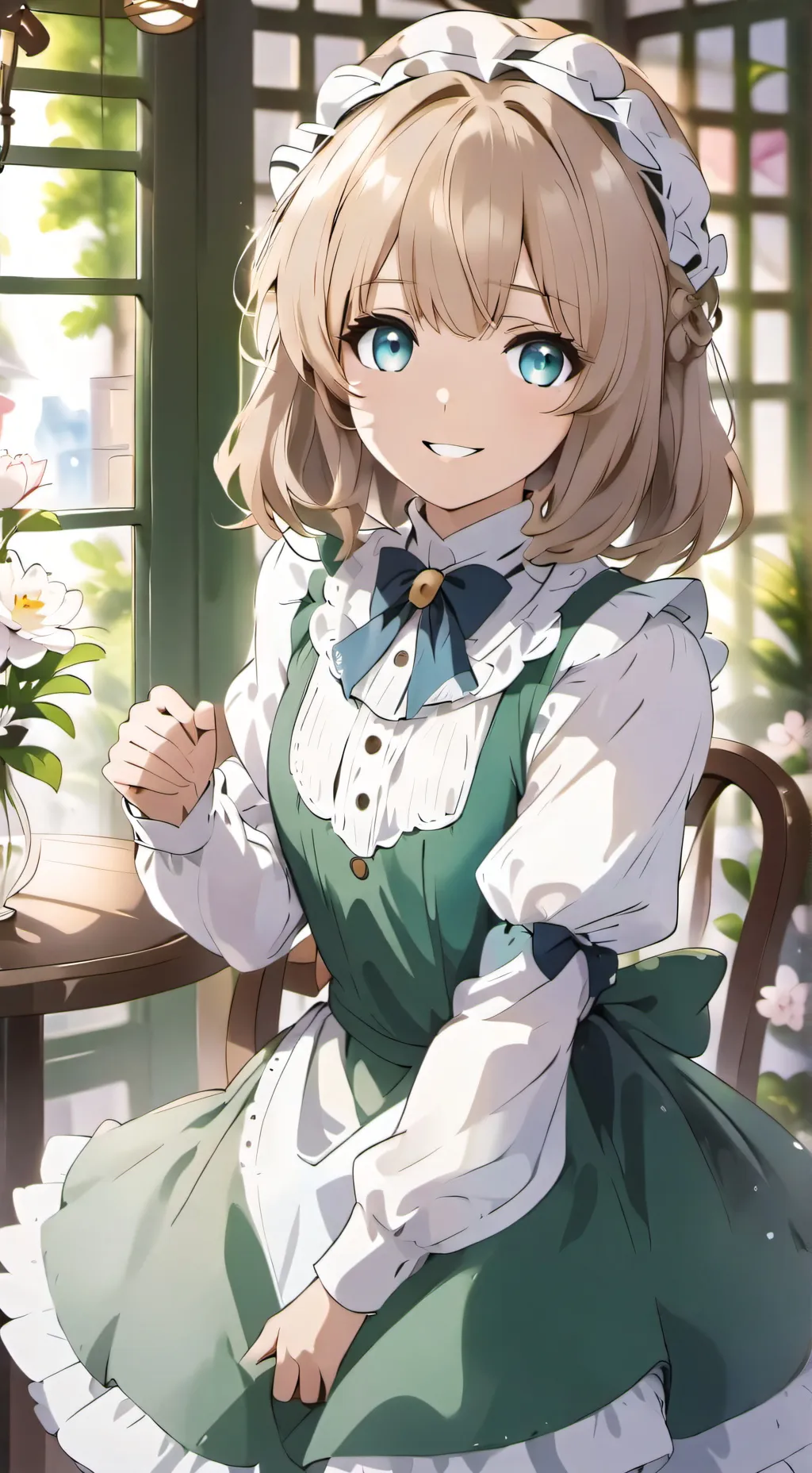 ai character: sus girl background