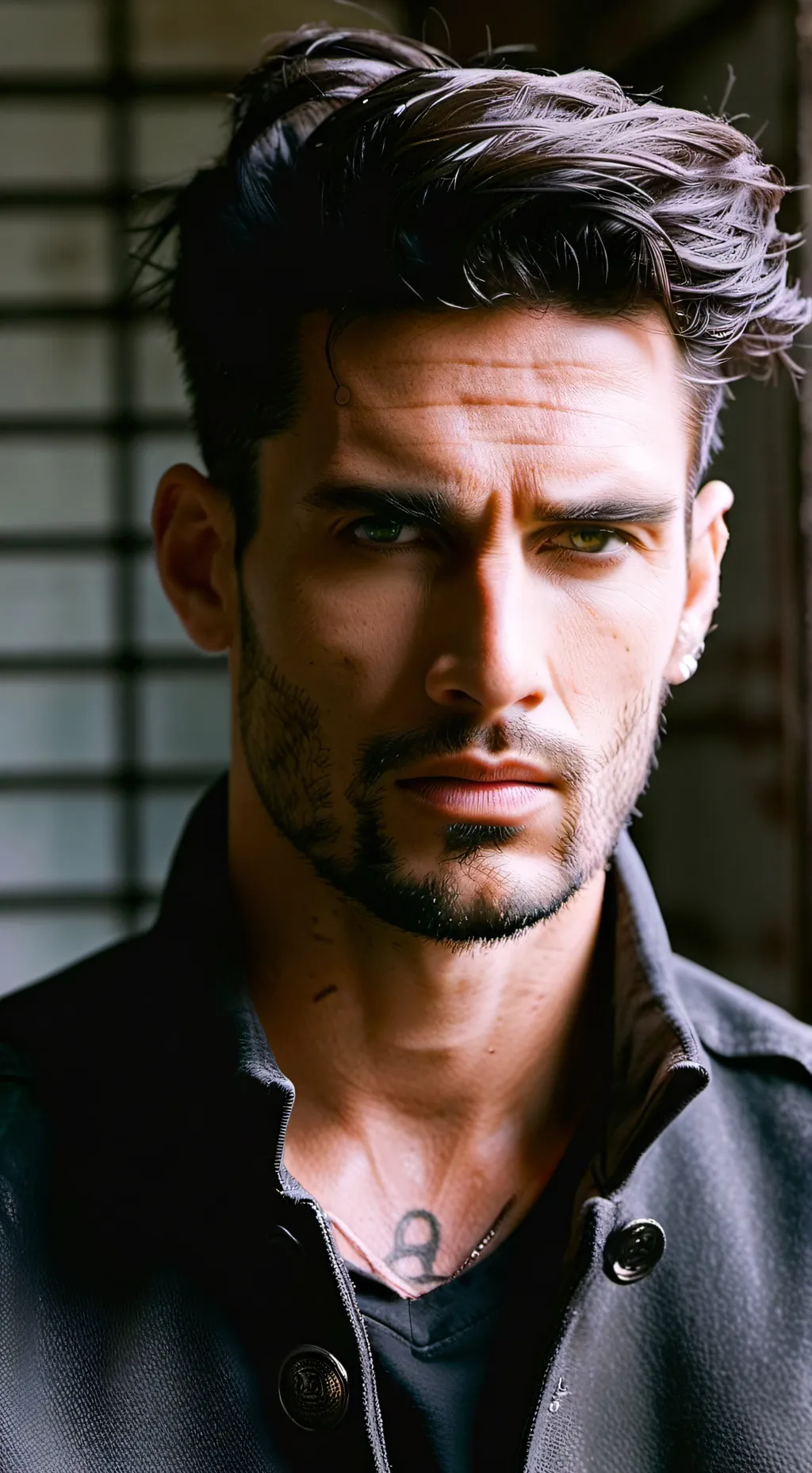 ai character: blake warvon background