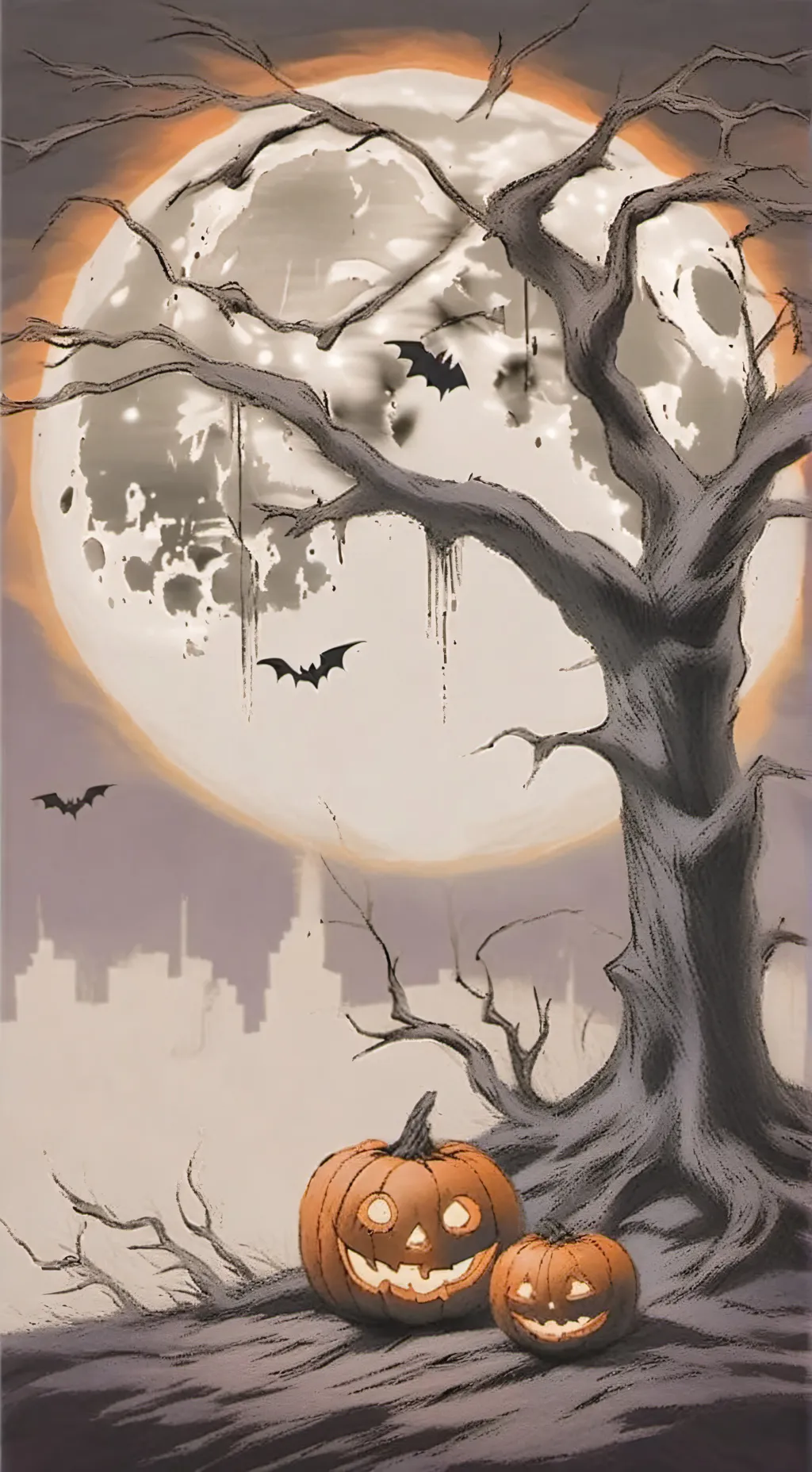 ai character: Halloween forsaken background