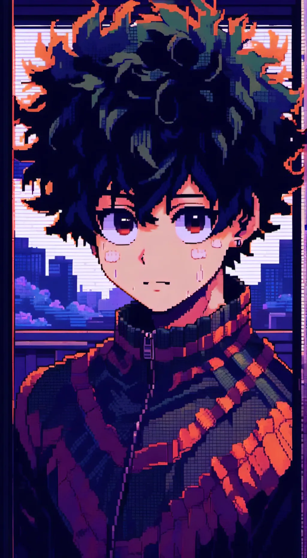 ai character: Deku background
