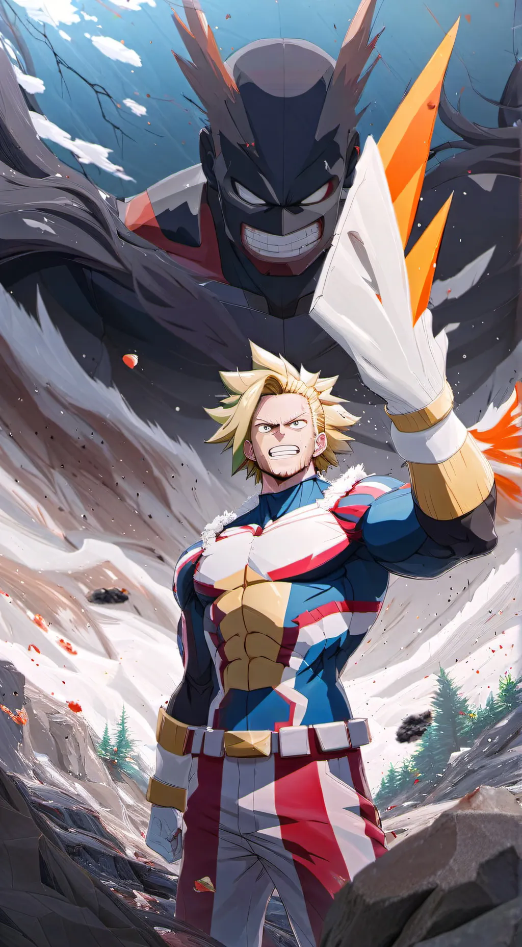 ai character: All might background