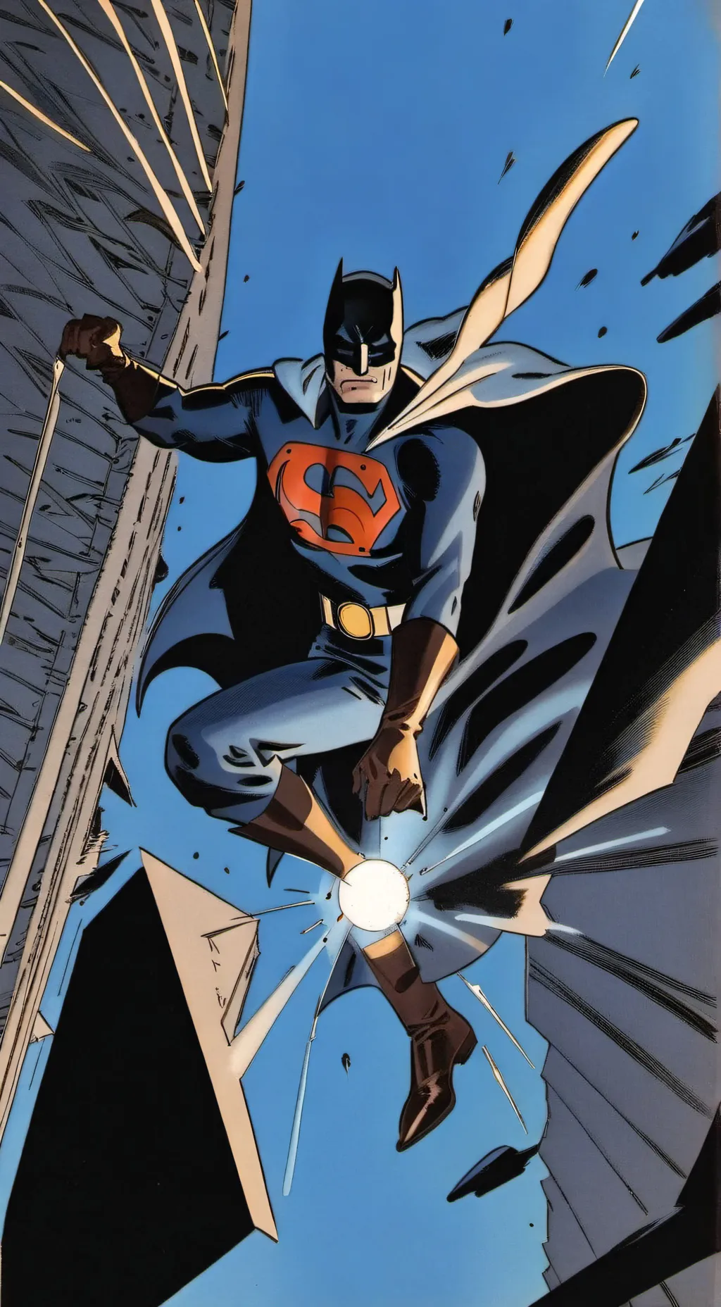 ai character: Mr incredible  background