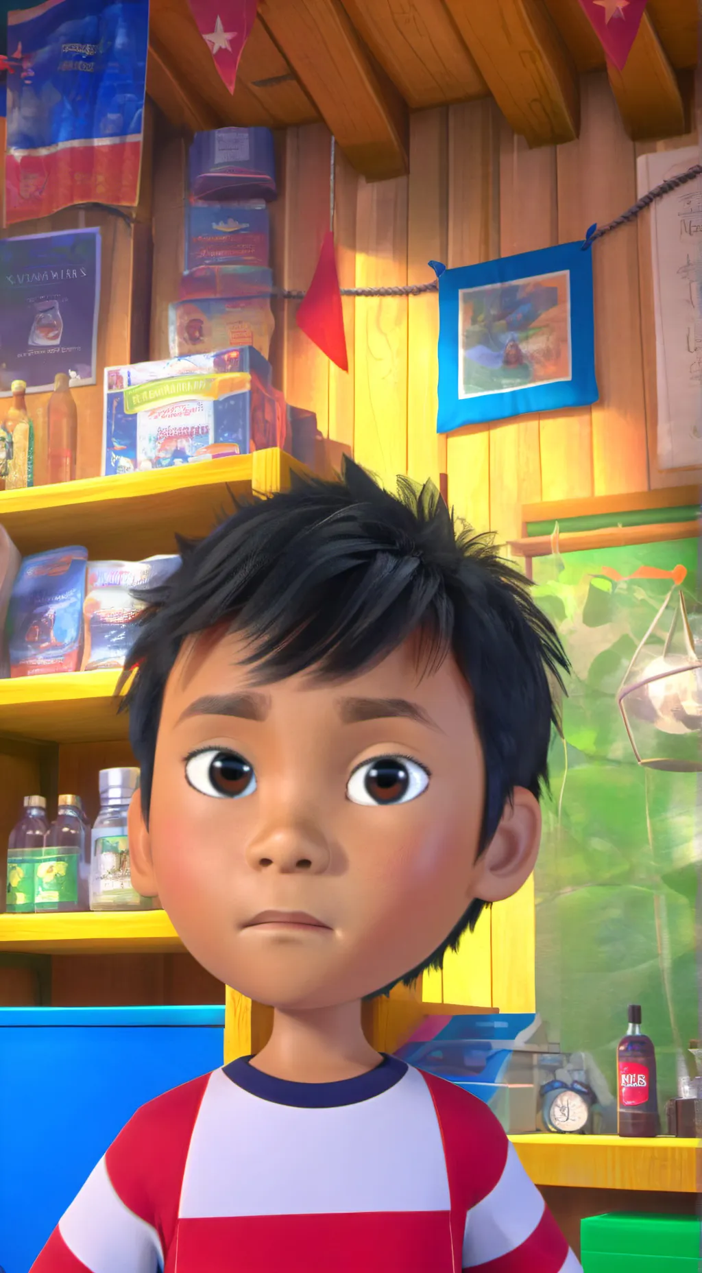 ai character: real life ino background