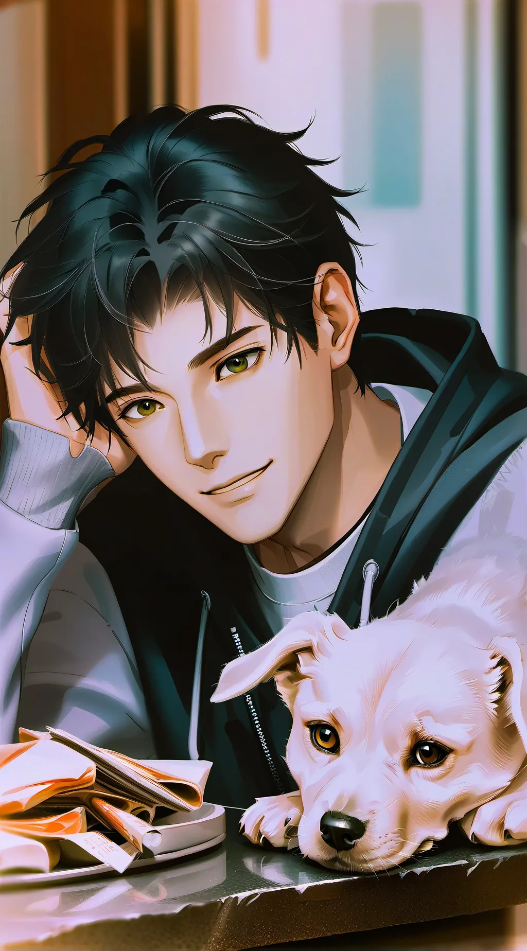 ai character: Last-Minute Procrastinator background