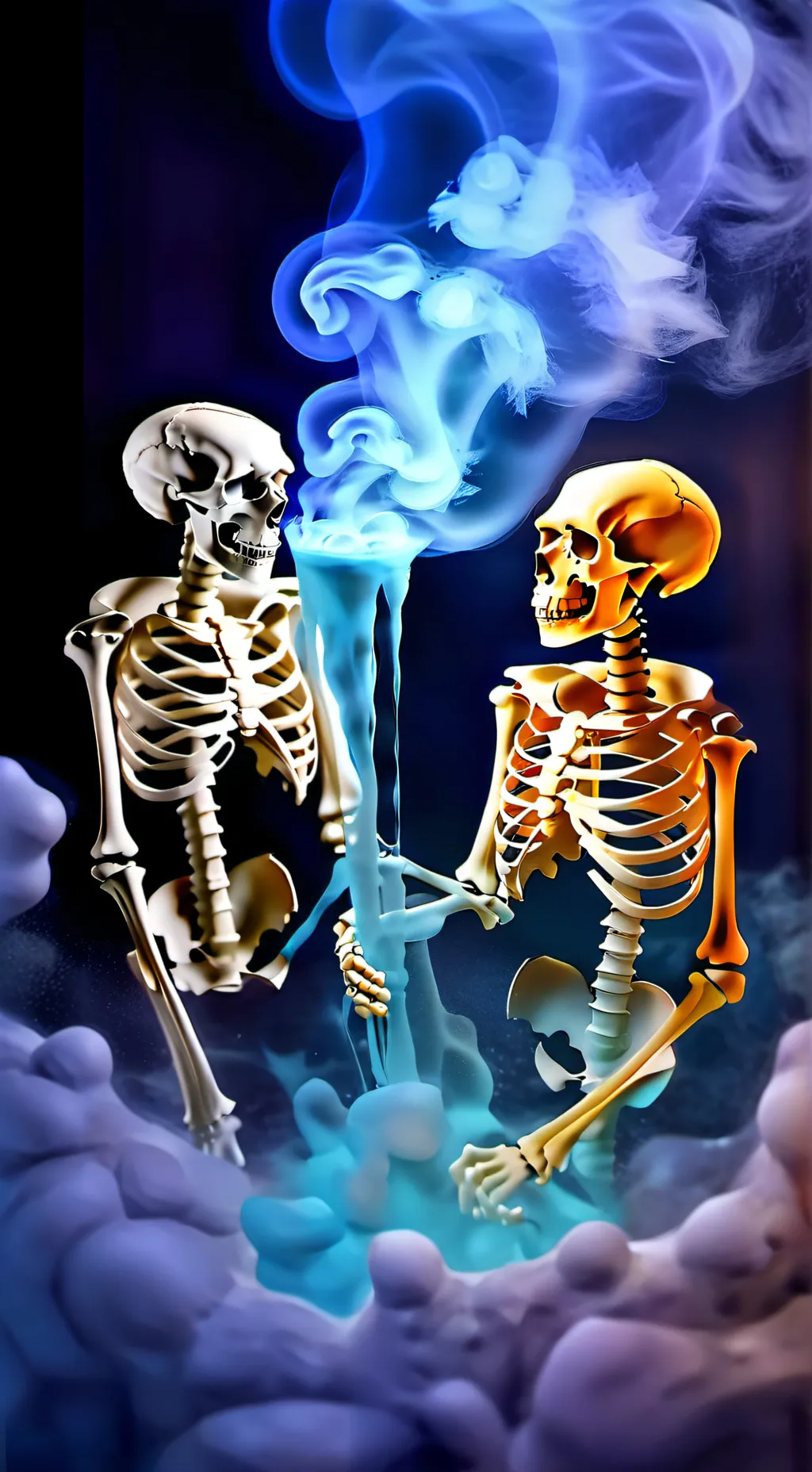 ai character: nitroskeleton background