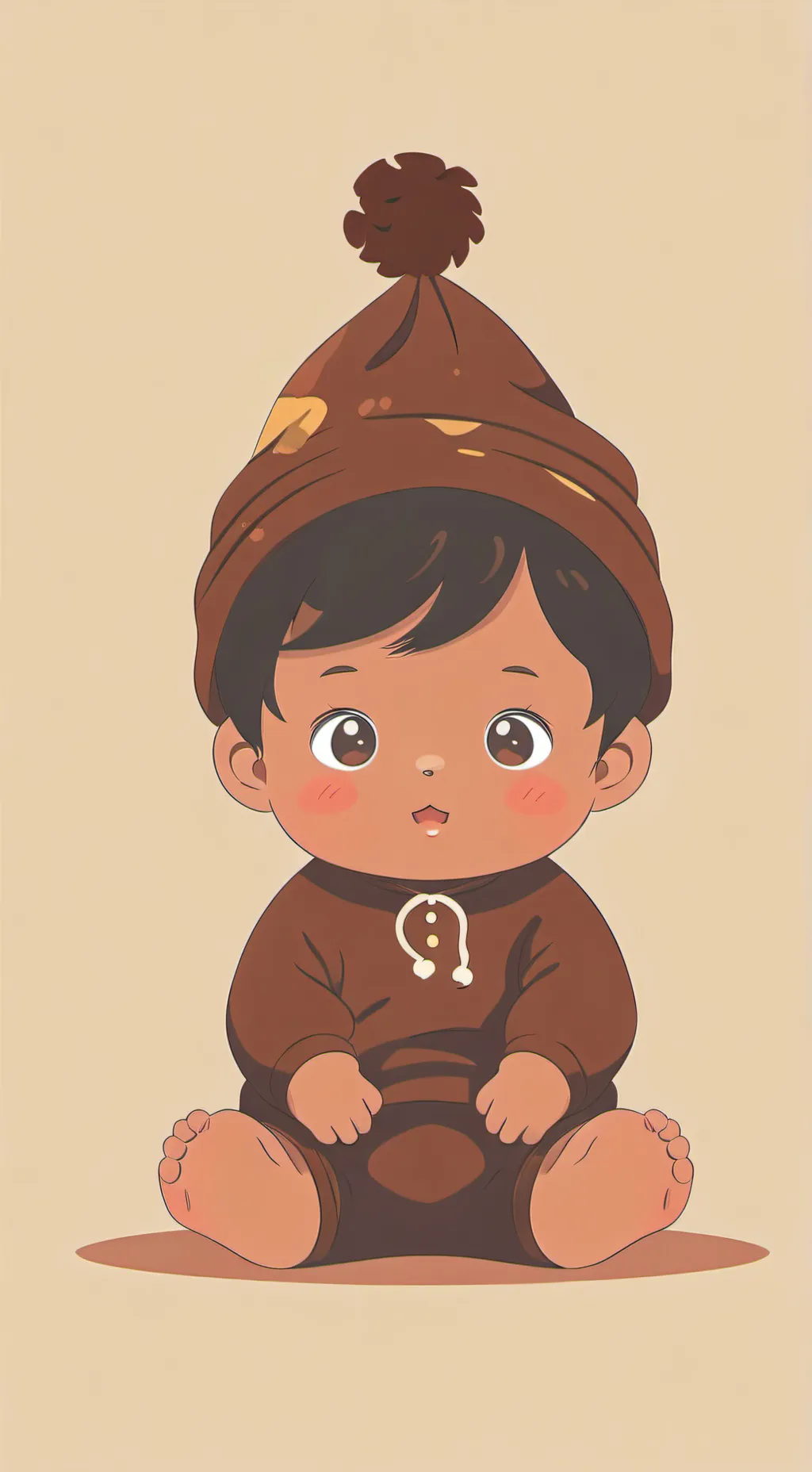 ai character: Poop babie background