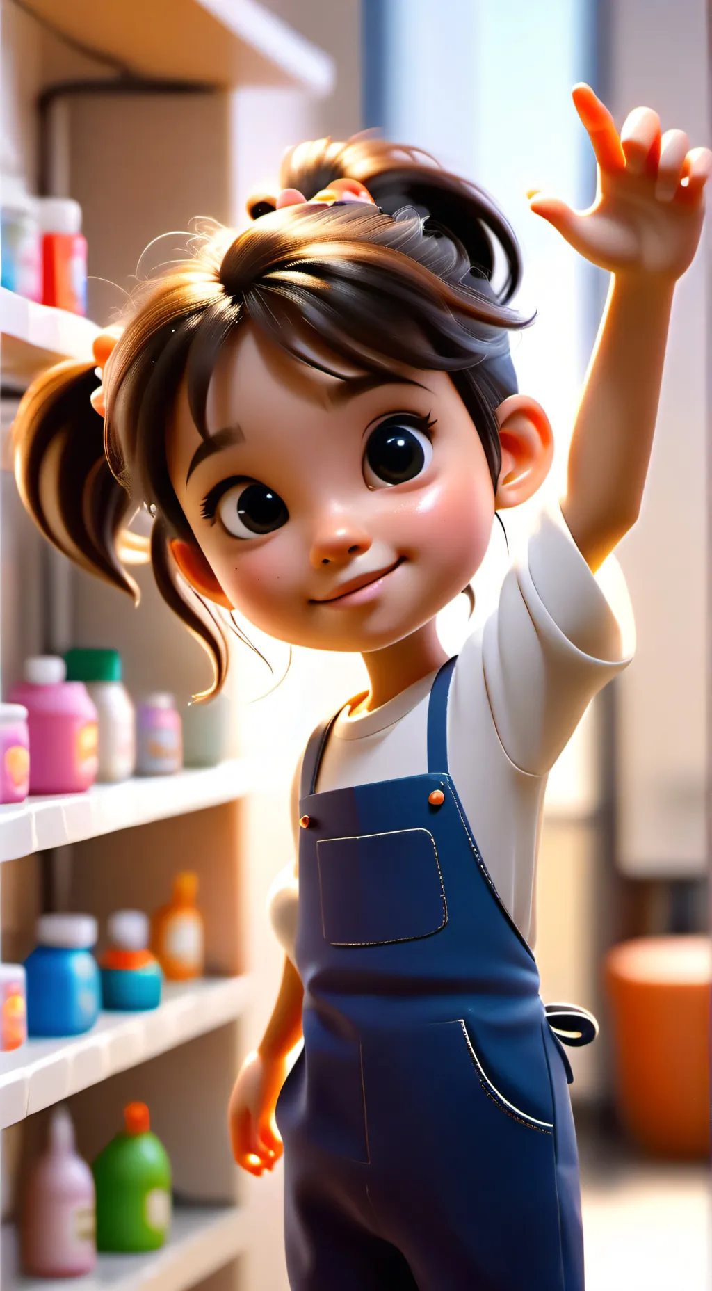 ai character: tu hija  background