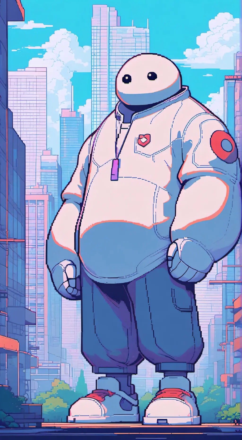 ai character: Big Hero 6 background