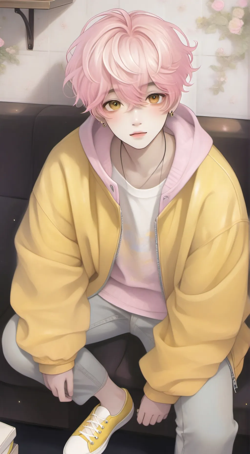 ai character: Romance. background