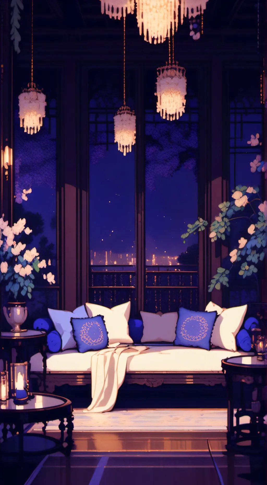 ai character: sleepover background