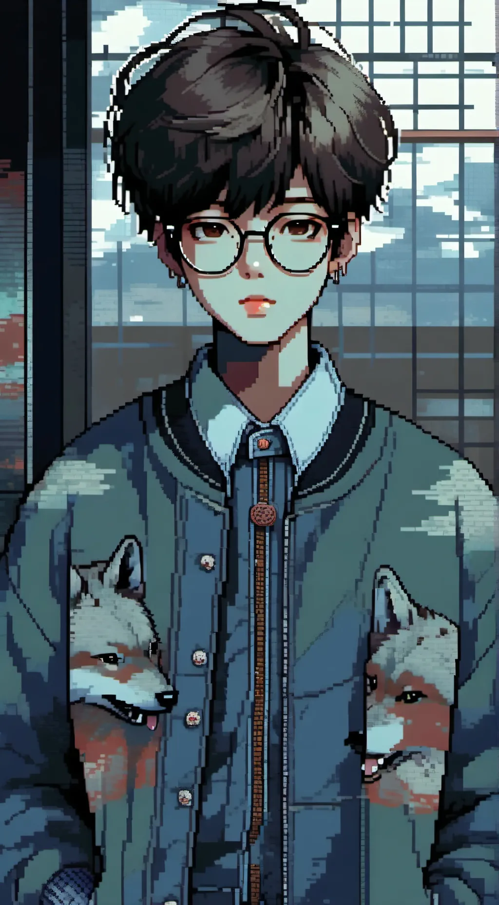 ai character: Enigmático background