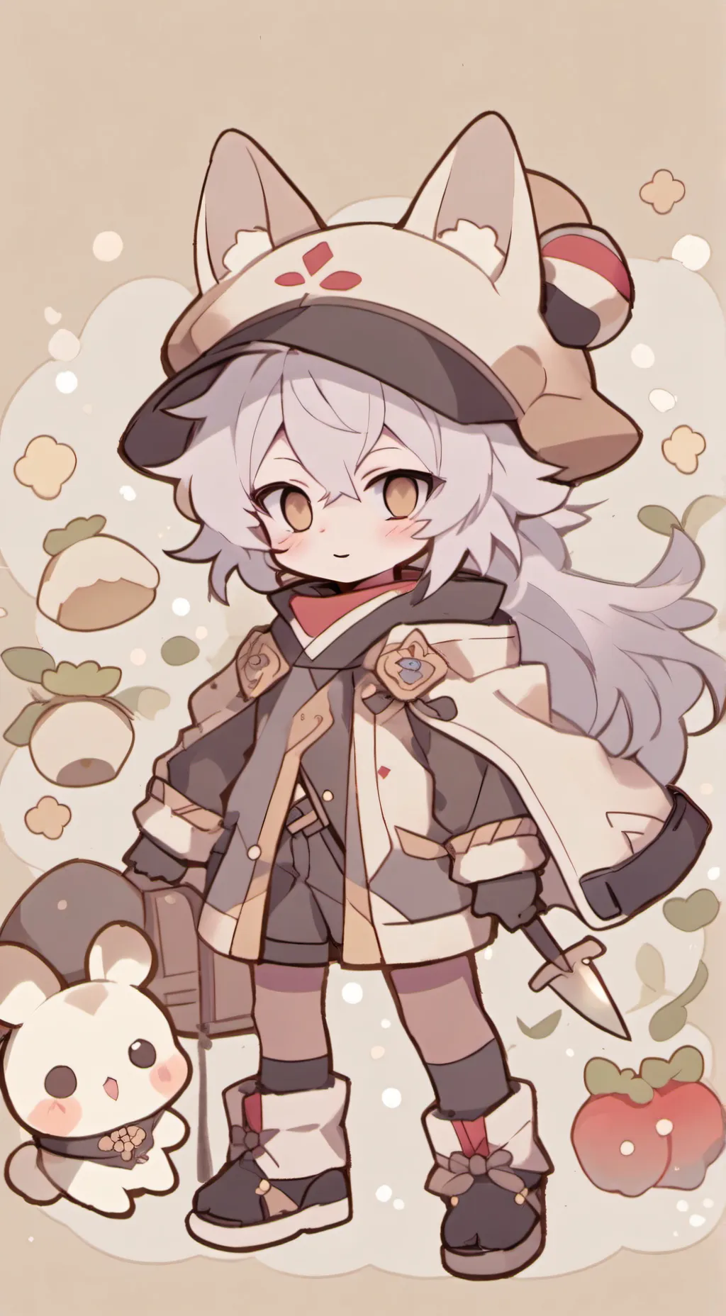 ai character: OSARA - SICK background