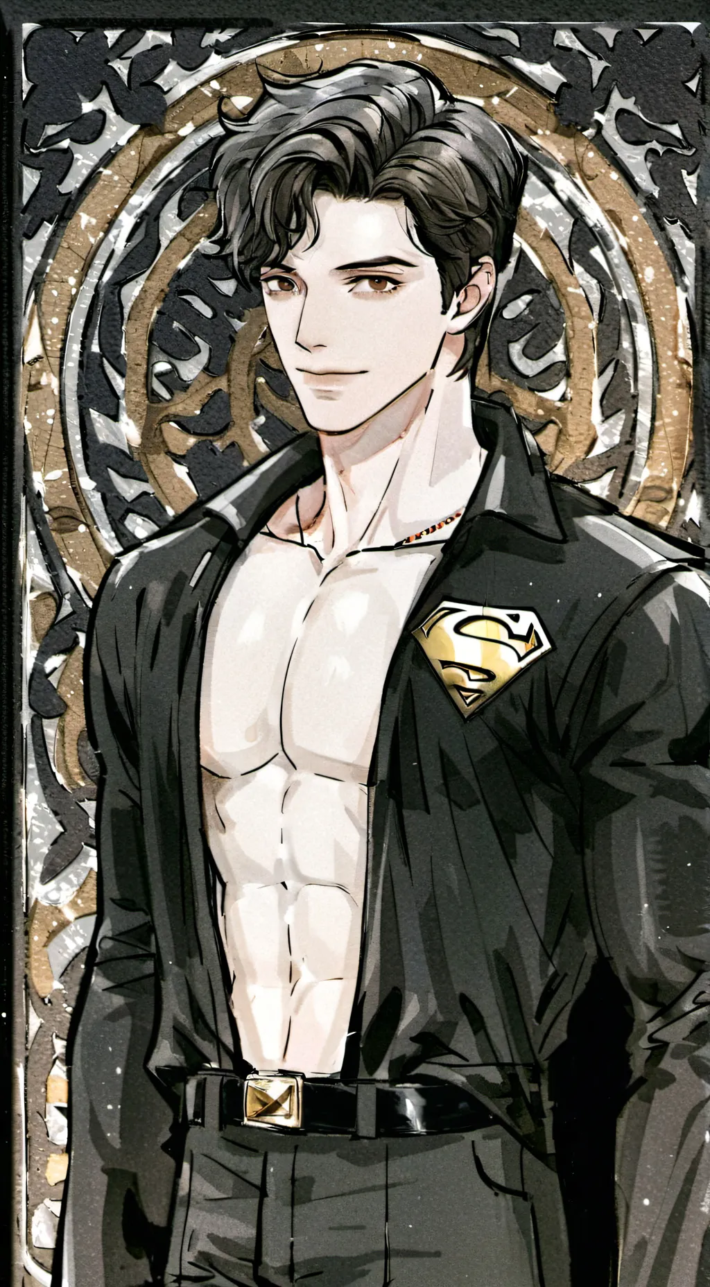 ai character: Super boy background