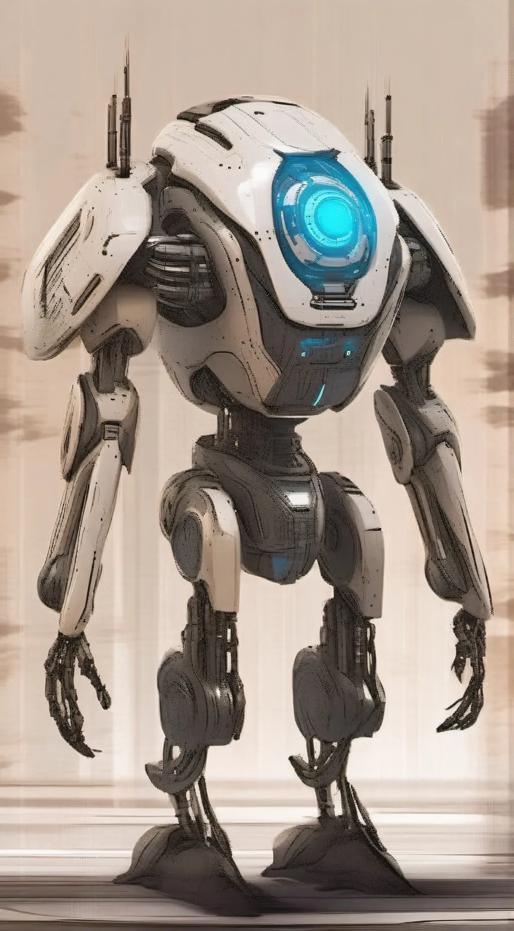 ai character: Omnidroid island background