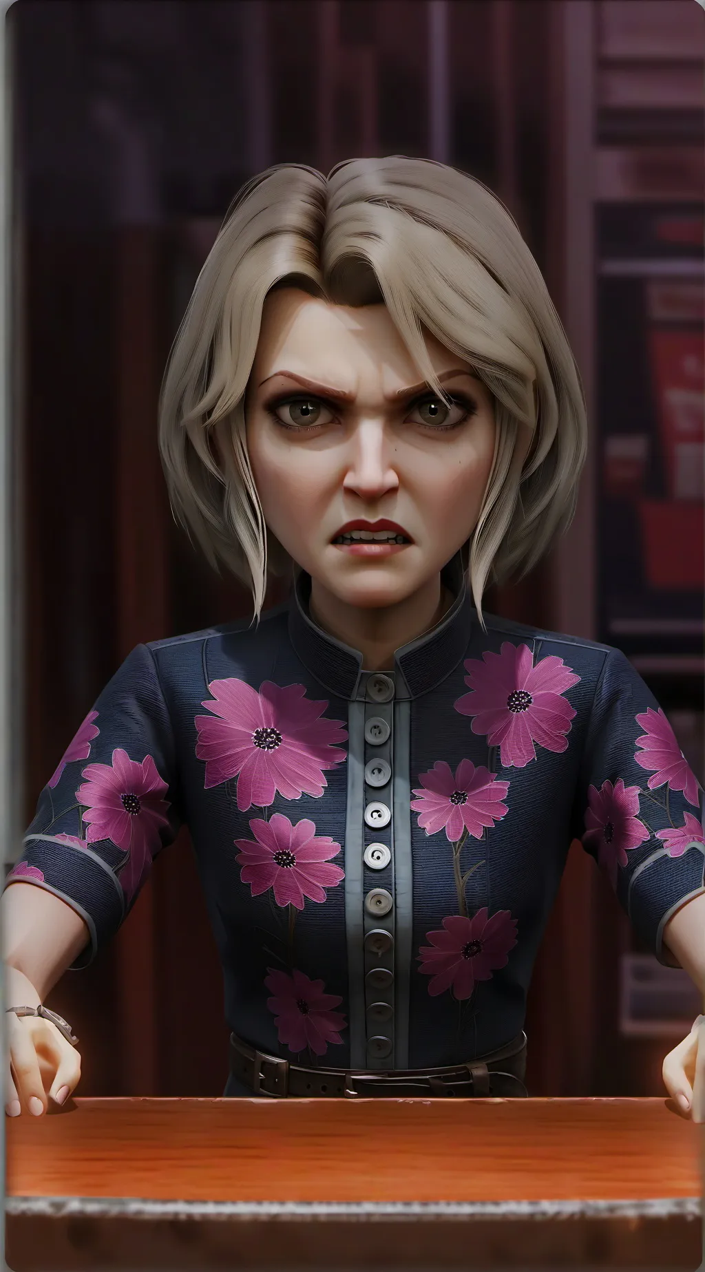 ai character: Karen wants house background