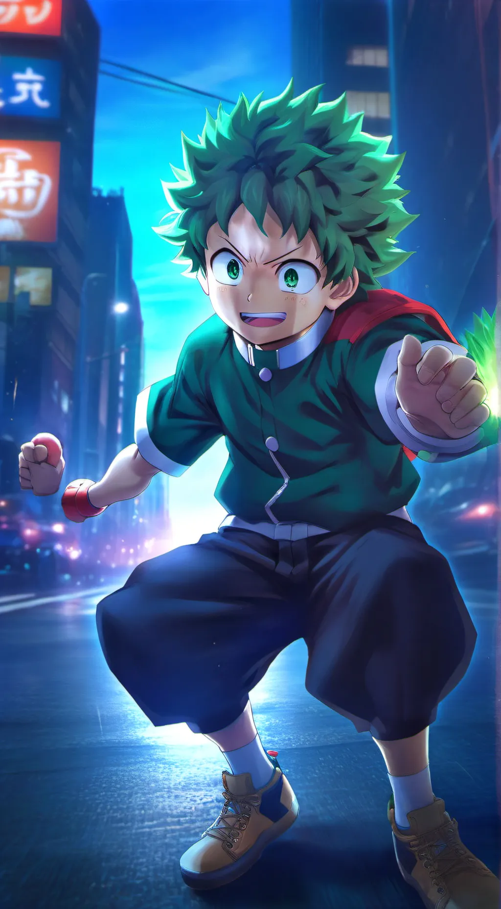 ai character: Bakudeku background