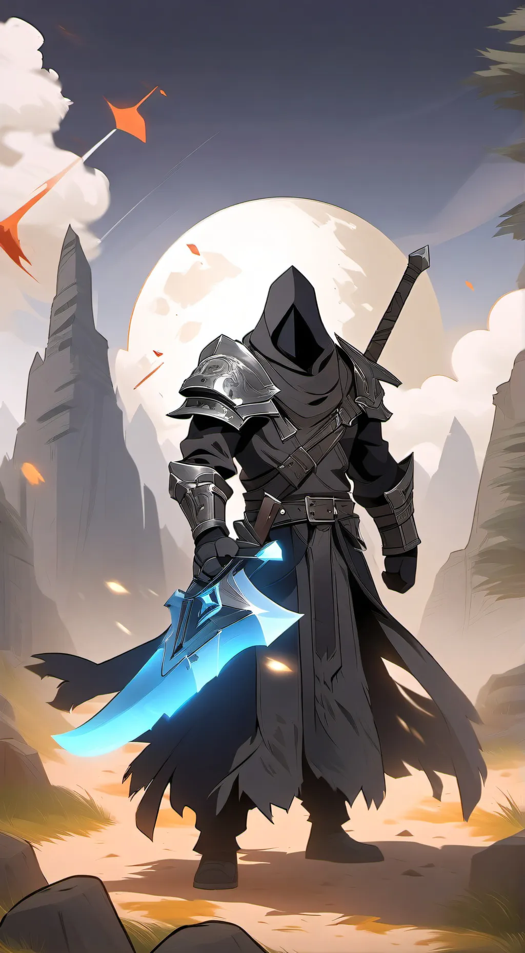 ai character: Forsaken background