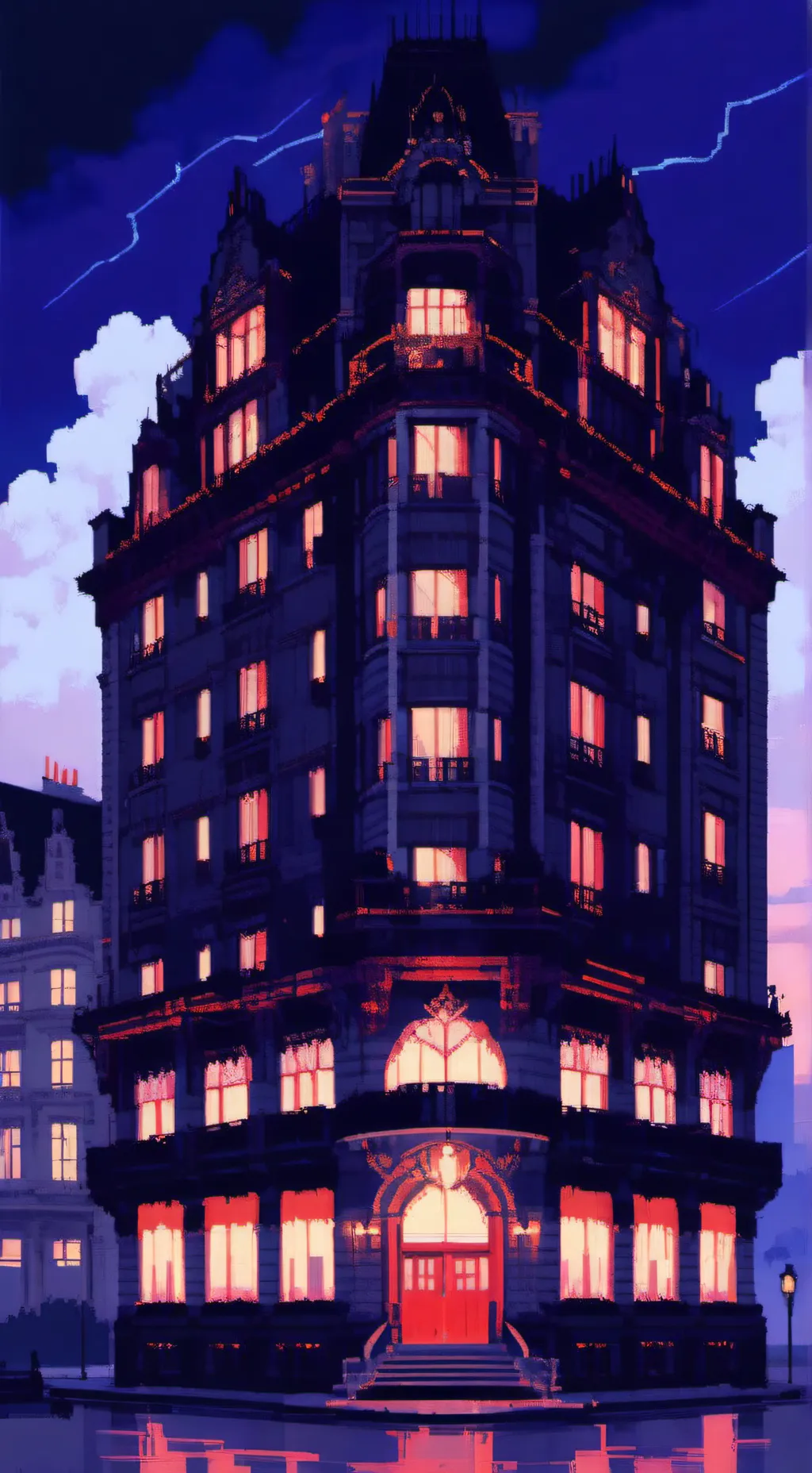 ai character: Hazbin Hotel background