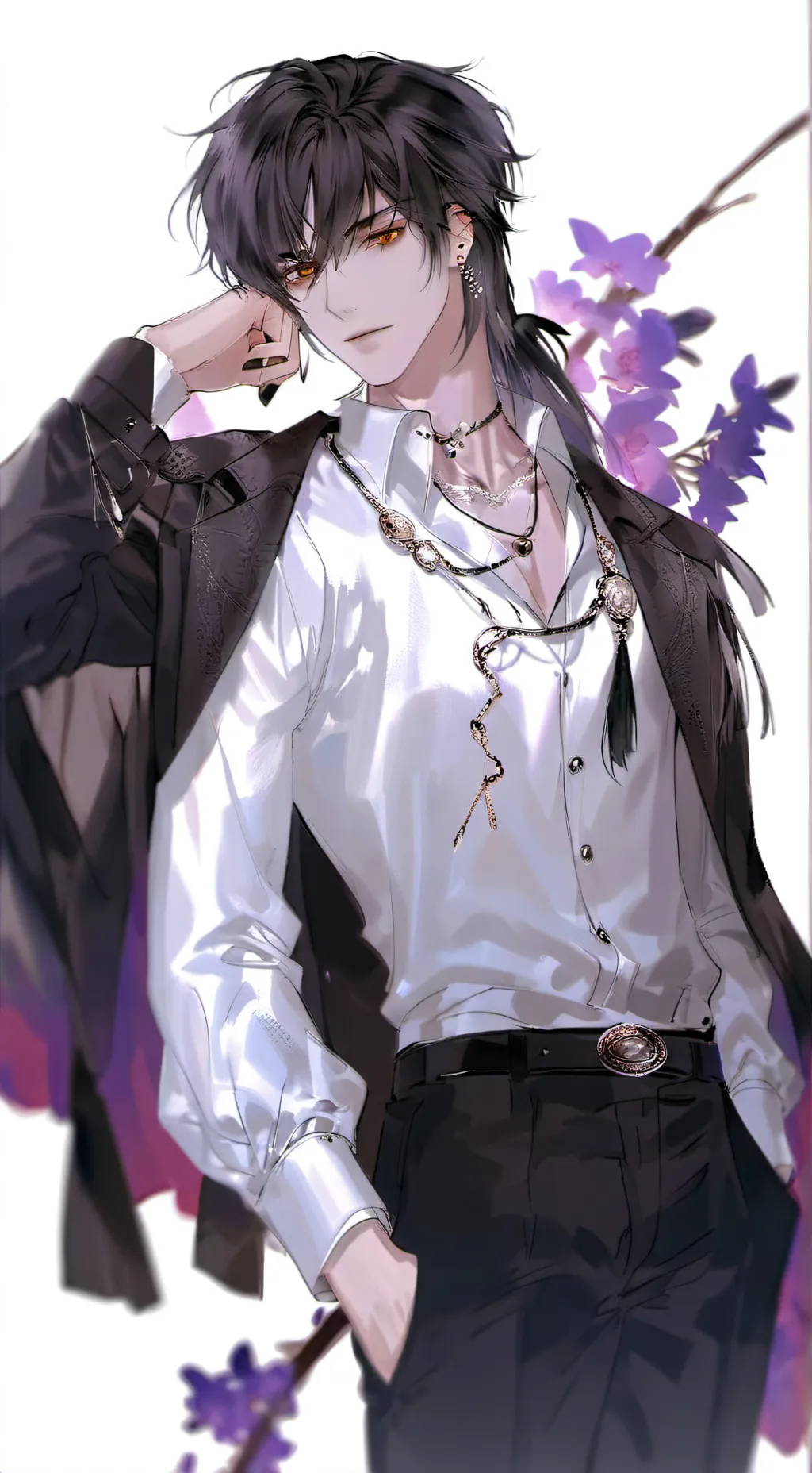 ai character: Stephen  background