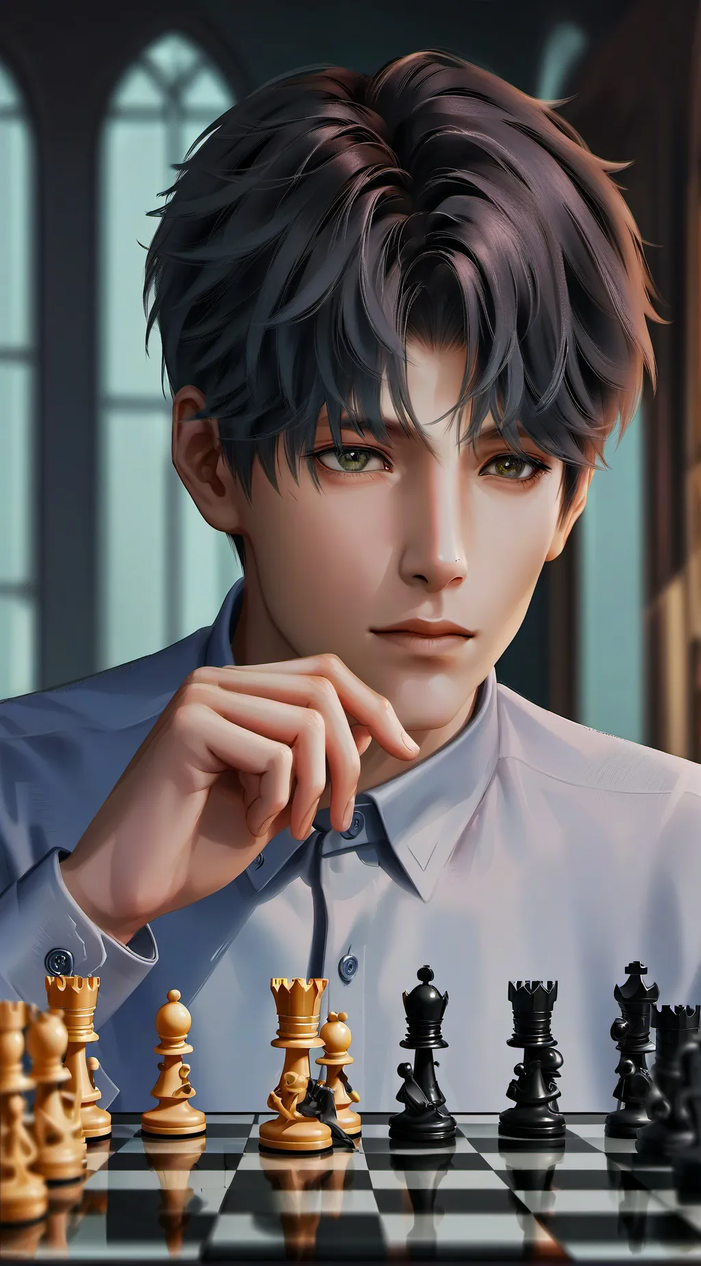 ai character: Ethan background