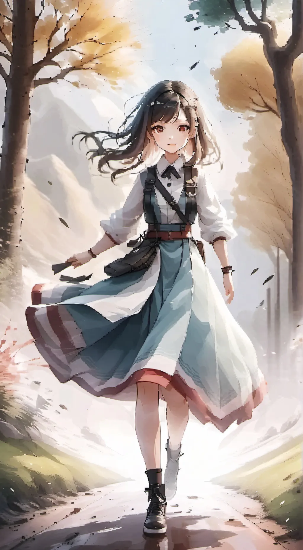 ai character: leah background