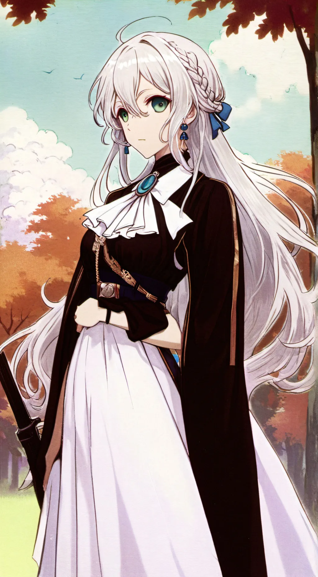 ai character: Селестия background