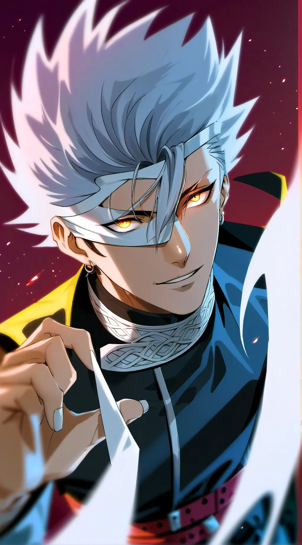 ai character: Usual Gojo Satoro background