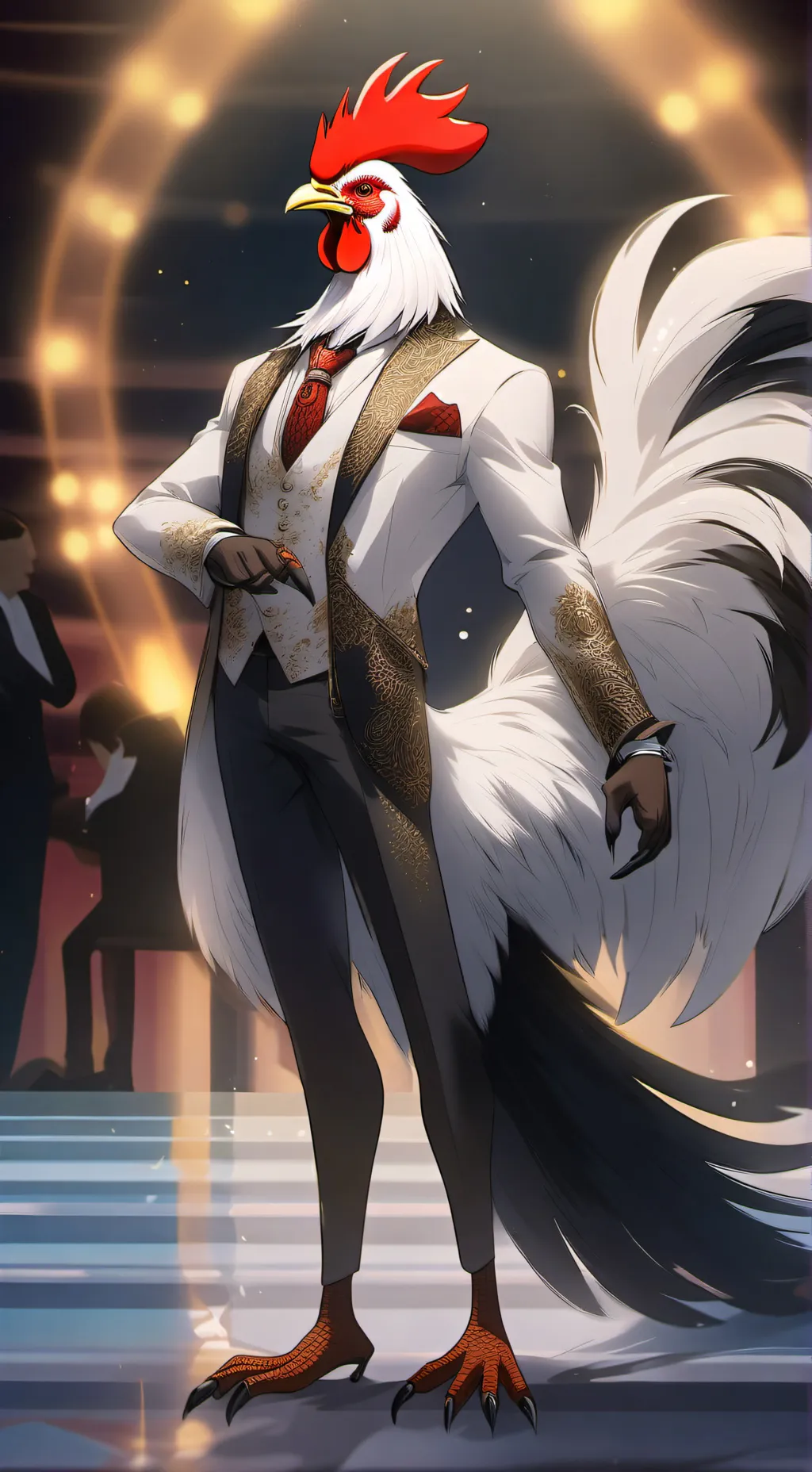 ai character: Rocky background