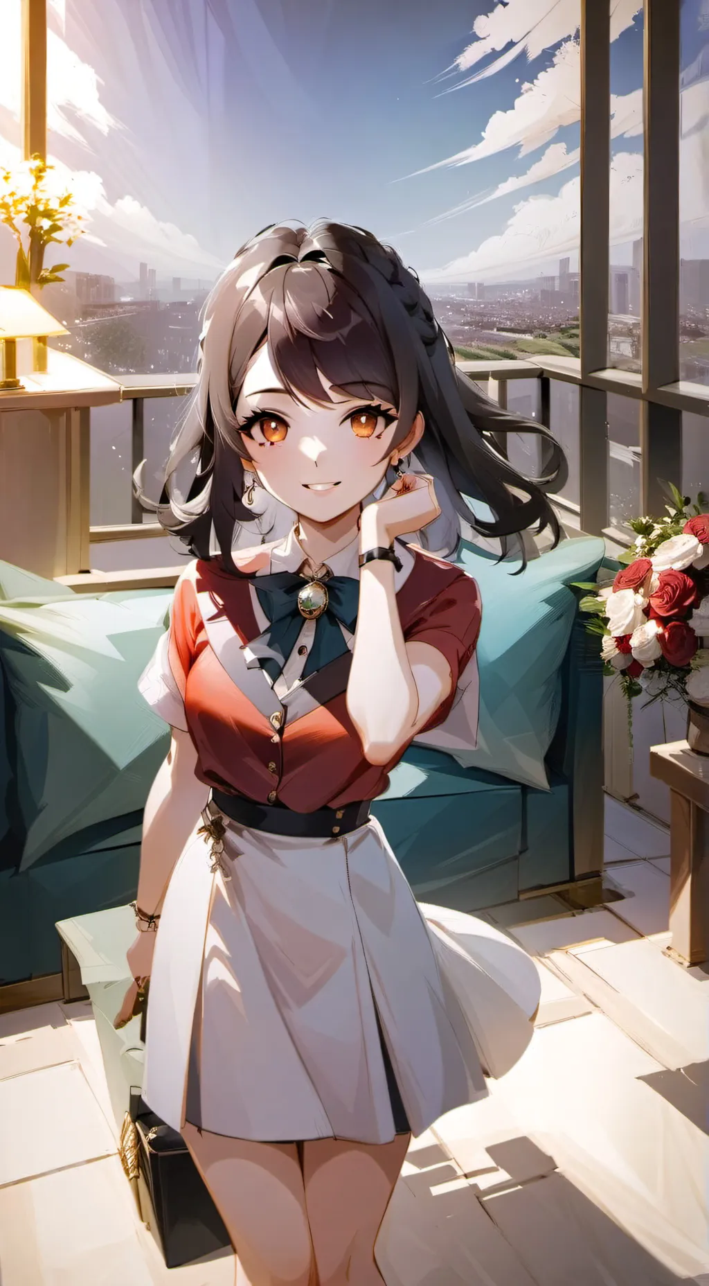 ai character: Addison background