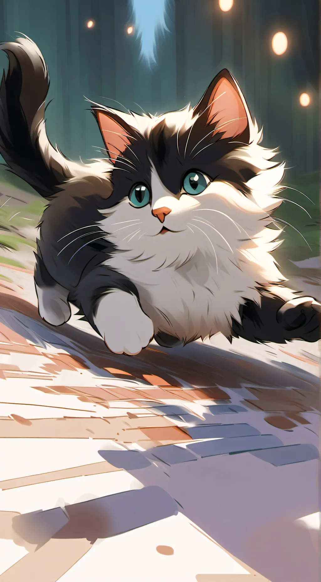 ai character: Talking cat background