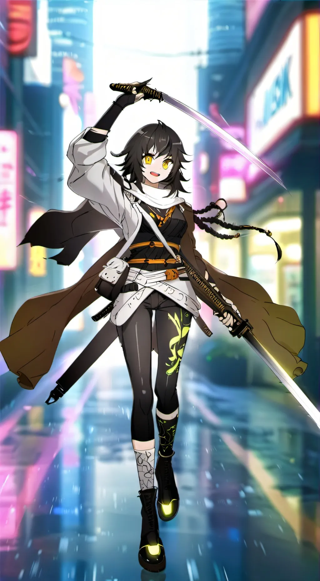 ai character: Mika Arashi background