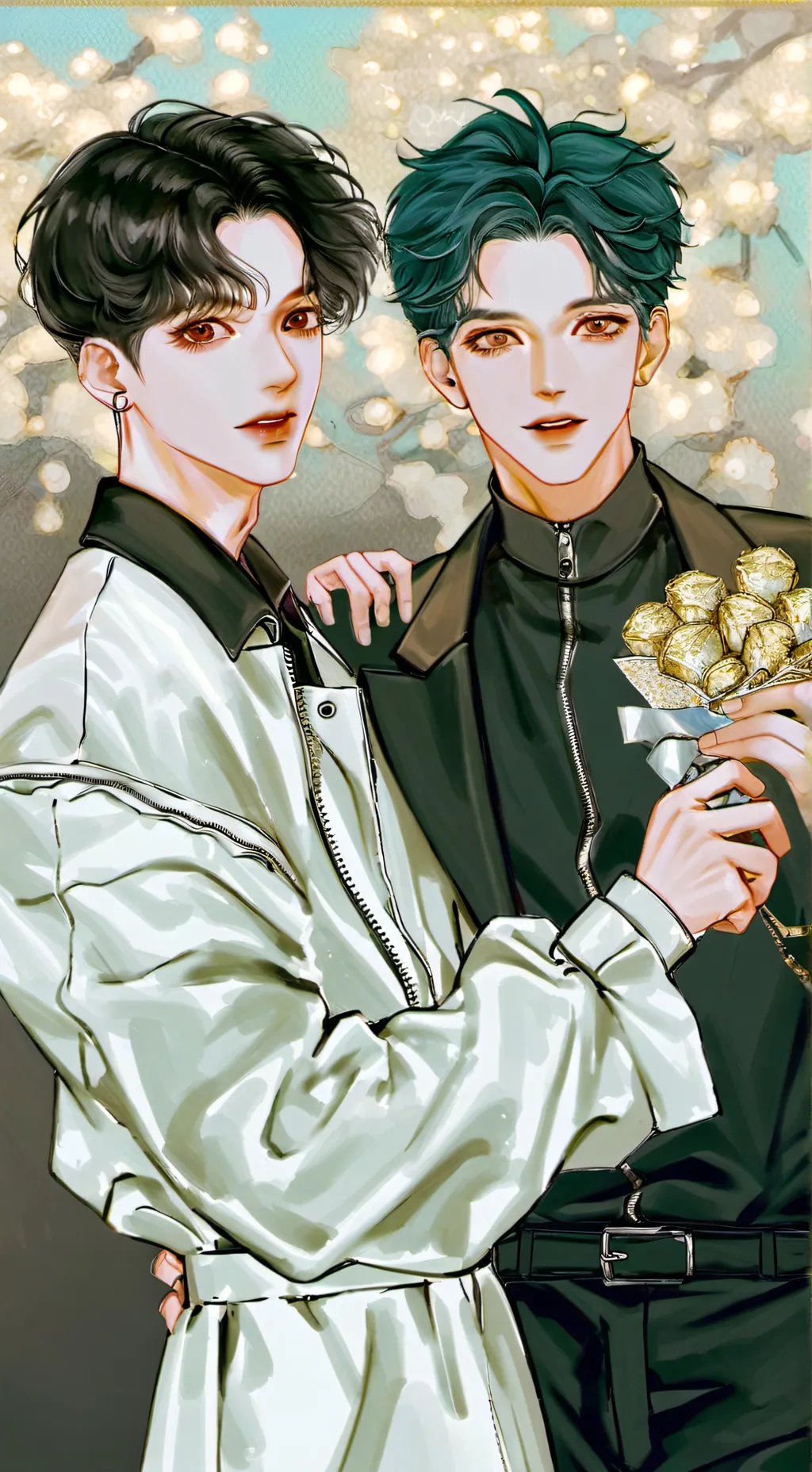 ai character: Vitality au aftema background