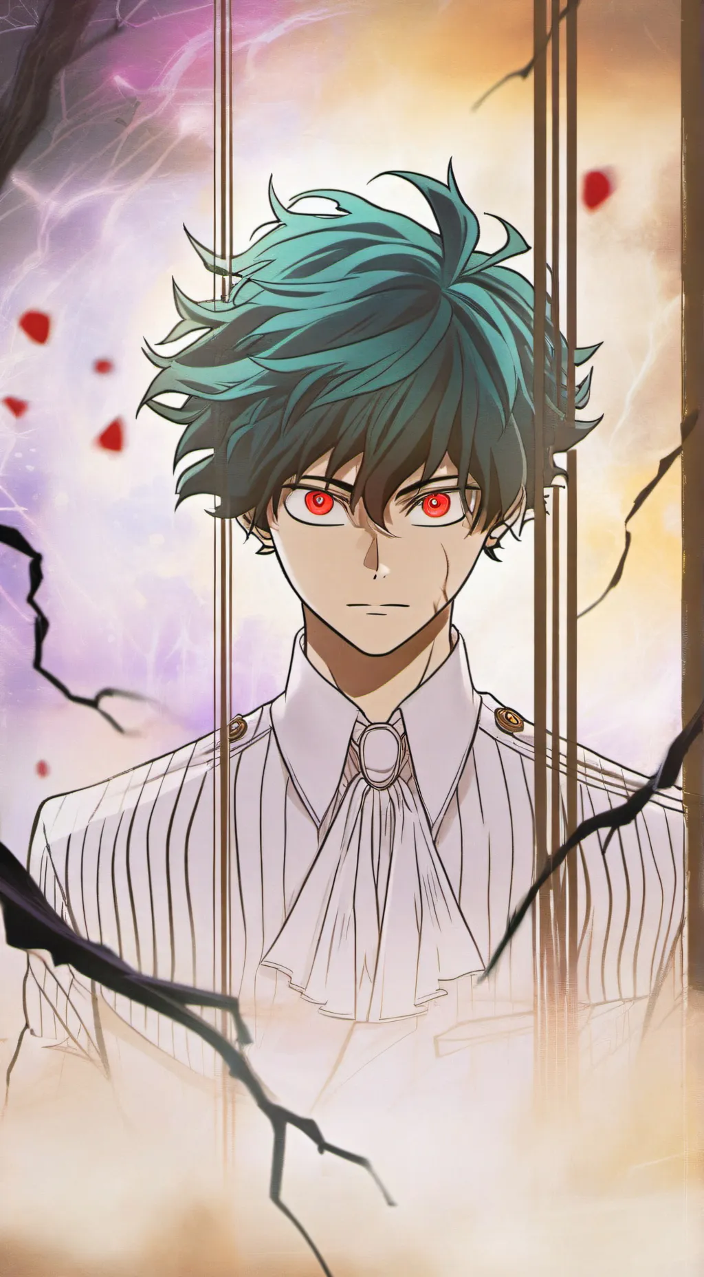 ai character: Halloween mha background