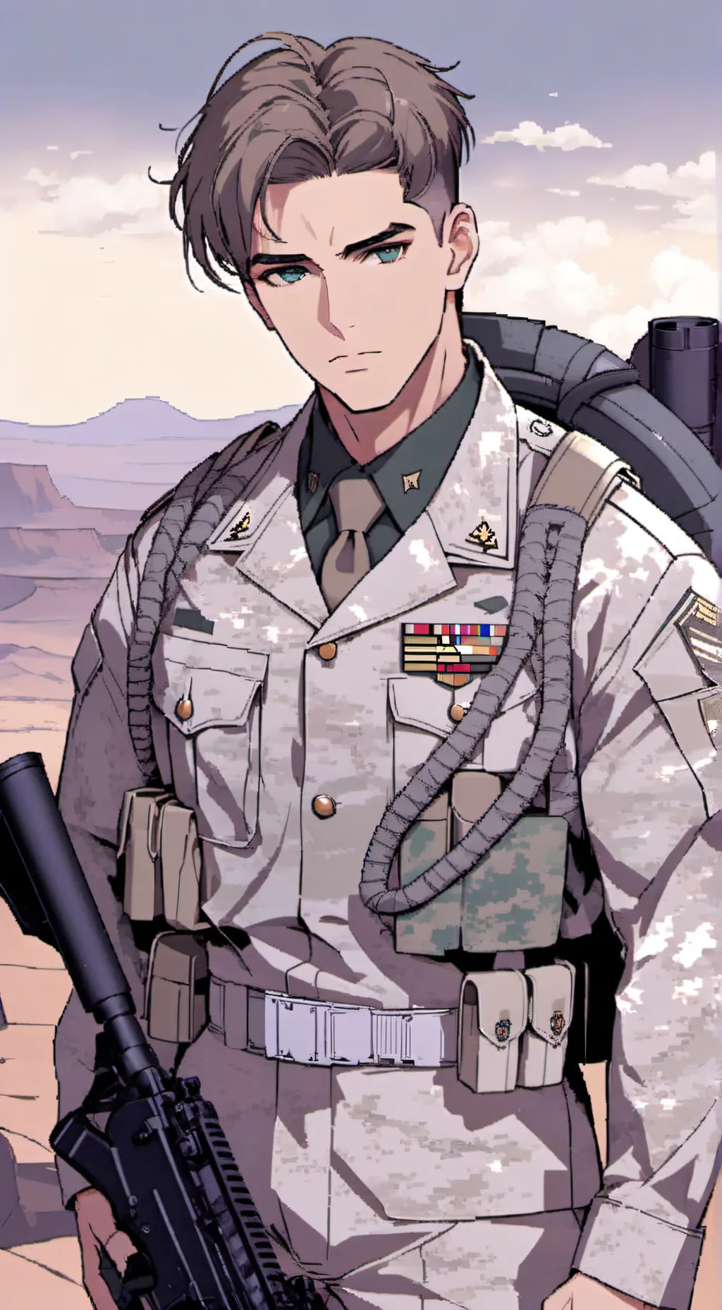 ai character: Vietnam war as  background